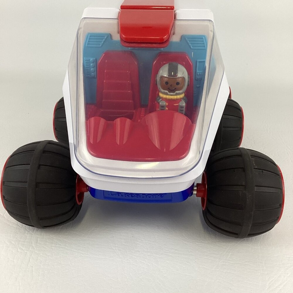 Lakeshore Learn Play Explore Free Rolling Rover Space Vehicle Astronaut Figure - Picture 2 of 10